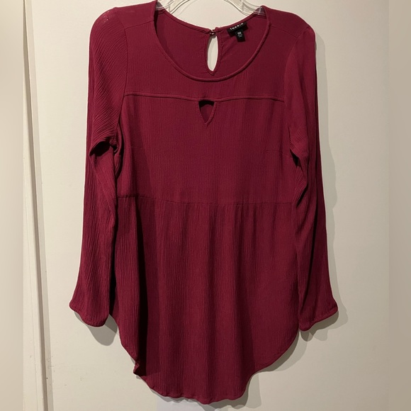 Torrid Babydoll Gauze Keyhole Front Tunic size 00 (10-12) - Picture 2 of 14